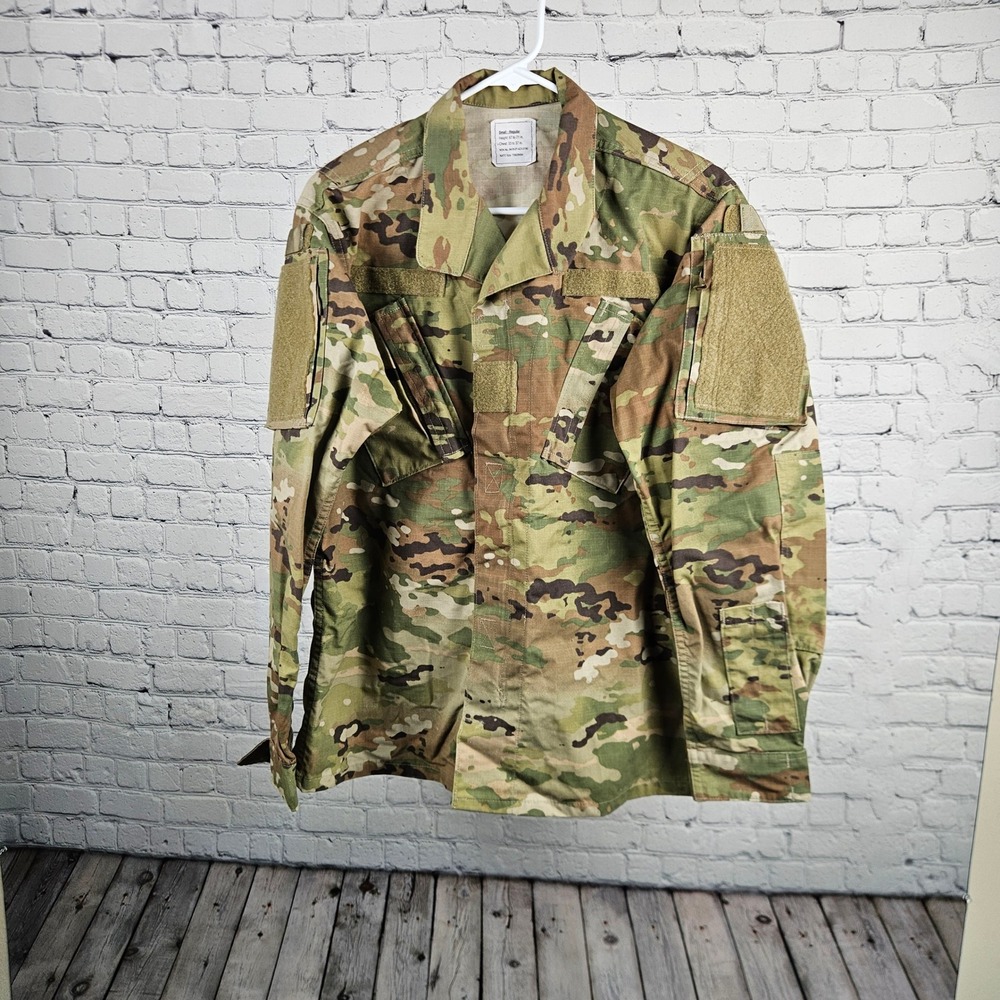US Army Combat Uniform Coat OCP Multicam Small Regular ACU Jacket Kandor Ripstop